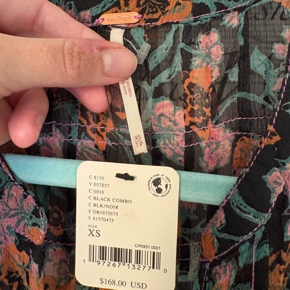 NWT FREE PEOPLE See It Through Dress - Picture 10 of 14